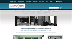 Desktop Screenshot of marstrupdoors.dk